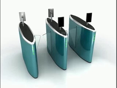 Porte de barrière à clapet sans brosse à moteur Tourniquets de haute sécurité avec largeur de passage de 550 mm