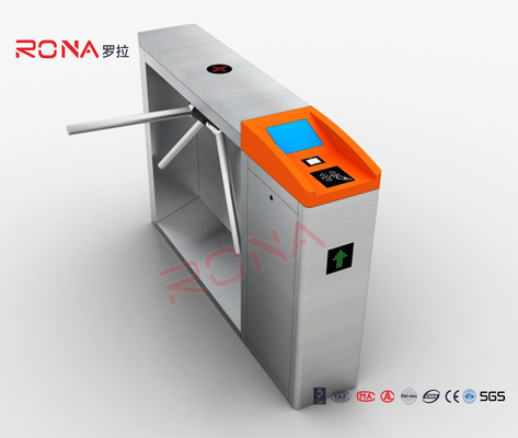 acheter Lecteur d'empreintes digitales porte tourniquet à trépied porte tourniquet en acier inoxydable 304 porte de sécurité piétonne online manufacture
