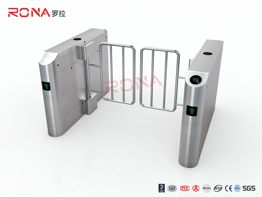 acheter Porte automatique de barrière de balancement à 3 voies avec collecteur de cartes pour le contrôle d'accès biométrique online manufacture