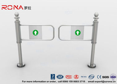 acheter 304 tourniquets intelligents d'entrée manuelle de porte de barrière d'oscillation d'acier inoxydable pour le supermarché online manufacture