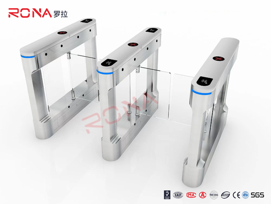 acheter Gestion de l'accès au tournevis de la porte de vitesse mince Porte oscillante automatique avec reconnaissance faciale online manufacture