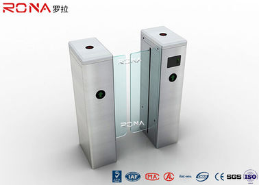 acheter Économie de l'espace coulissante de tourniquet de verre trempé de porte de barrière de sécurité automatique online manufacture