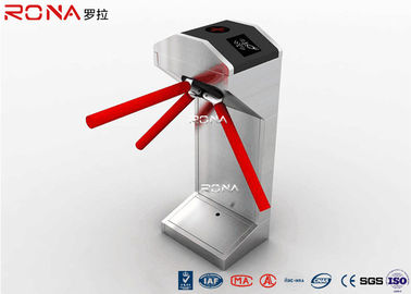 acheter Demi acier inoxydable de la porte 304 de tourniquet de trépied de taille les deux lecteur de cartes directionnel de RFID online manufacture