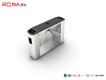 acheter Type tourniquets piétonniers de trépied du système de sécurité RFID de pont avec le lecteur d'empreinte digitale online manufacture