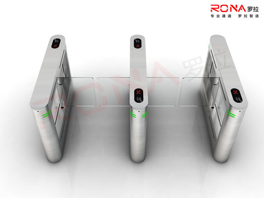 acheter Porte piétonnière bidirectionnelle piétonnière de tourniquet de porte d'oscillation de largeur acrylique du bras 900mm online manufacture