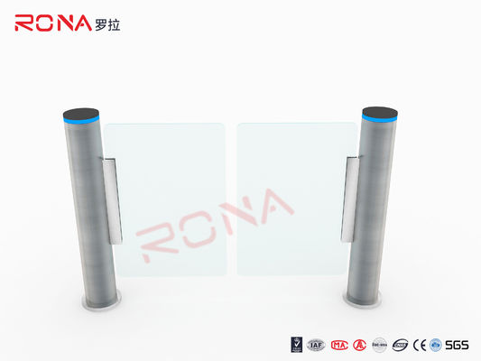 Entrée de supermarché de tourniquet de créneau de vitesse de l'acier inoxydable 304 avec la porte futée de cylindre