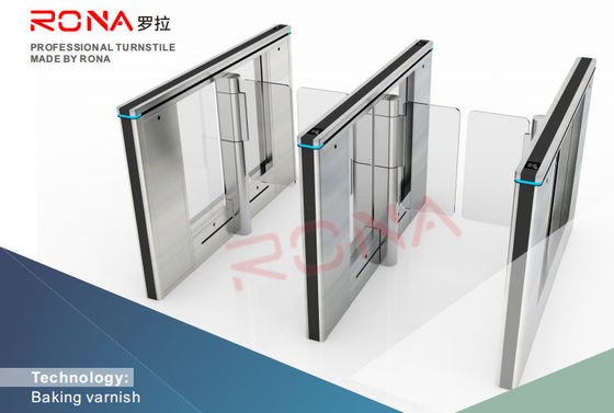 Porte de barrière automatique avec mécanisme en alliage d'aluminium