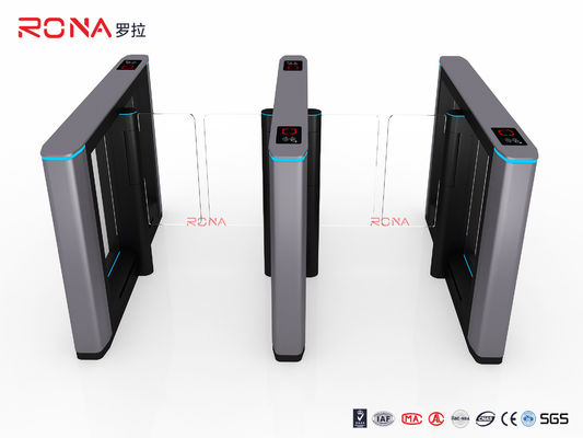 Tournevis à porte à vitesse bidirectionnelle en acier inoxydable avec système de billetterie d'empreinte digitale