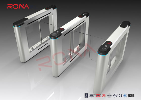Acier inoxydable de porte de barrière d'oscillation d'entrée d'empreinte digitale pour la Manche d'handicap