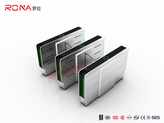 Porte de barrière à clapet Systèmes d'entrée de tourniquets de haute sécurité Hauteur de la taille Tourniquets largeur de passage 550 mm