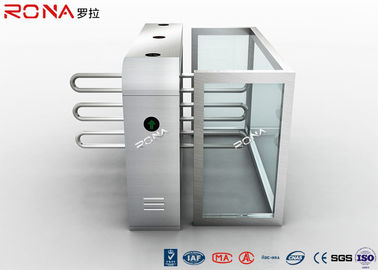 Barrière inoxydable assurément à mi-corps de Turnstil de solution de sécurité avec des ailes en métal