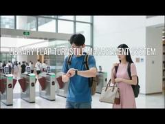 Porte automatique de barrière de sécurité d'aileron, tourniquet de taille de taille avec le système de billetterie