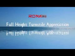 Porte tournante piétonne de sécurité de tourniquet élevé de reconnaissance des visages pleine extérieure