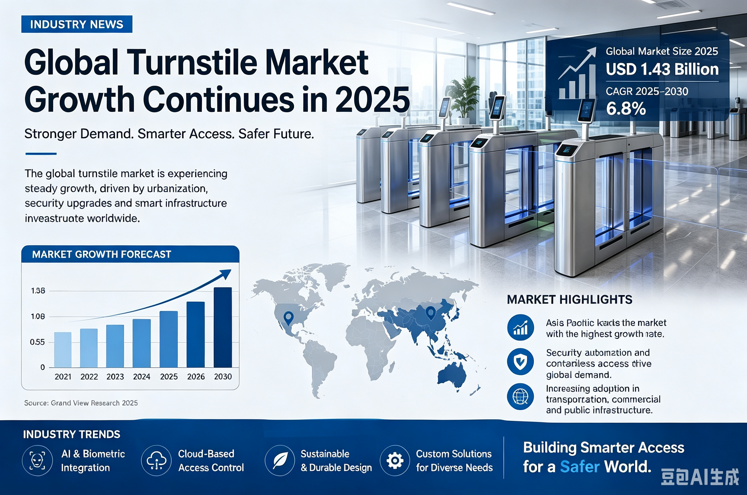 Derniers blogs de l'entreprise sur Marché mondial des tourniquets 2025 : tendances de croissance des ventes régionales et stratégie d'exportation pour les fabricants chinois