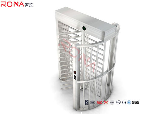 Contrôle automatique d'accès Tourniquet à pleine hauteur pour le chantier de la station de métro