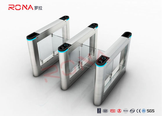 Porte de barrière à oscillation rapide Polissage en argent avec interface de contact à sec