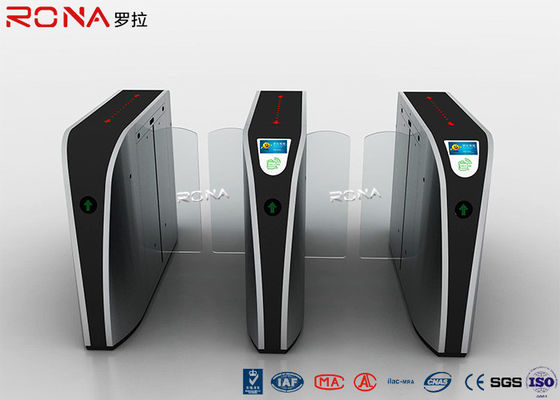 Porte de barrière d'entrée de glissière de taille de taille, lecteur de cartes piétonnier de la porte RFID de tourniquet