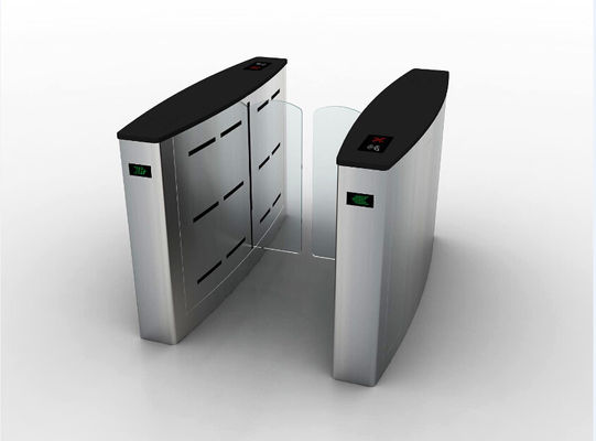 Haute sécurité inoxydable de la porte de glissement de systèmes d'entrée de tourniquet 304 en frappant à toute volée la carte