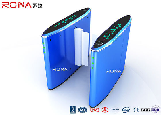 Alarme de capteur du tourniquet IR de taille de taille de passage de sécurité glissant la porte de barrière d'aileron