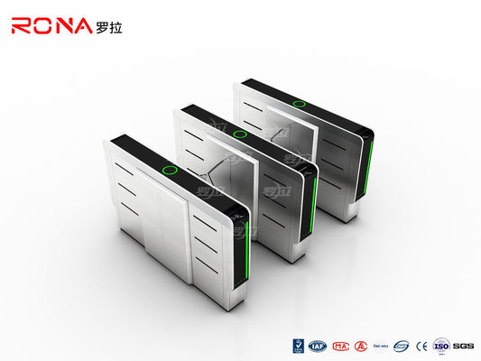 Système de sécurité piétonnier de bureau d'aileron de barrière de porte d'IC d'empreinte digitale acrylique de carte