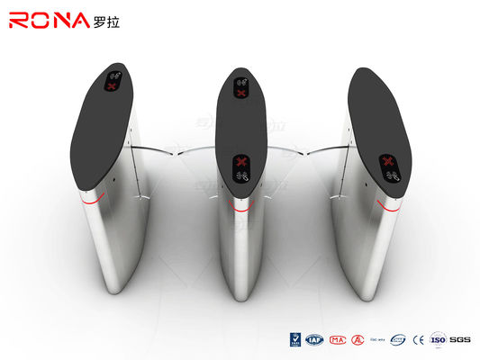 Tourniquet de barrière d'aileron de DC24V 20W, système biométrique de lecteur de cartes de porte de barrière d'entrée