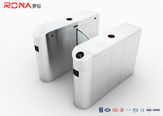 Tourniquet de porte de barrière d'aileron de taille de taille du SUS 304 avec des systèmes de contrôle d'accès de carte de Rfid